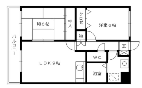 コンフォート21の物件間取画像